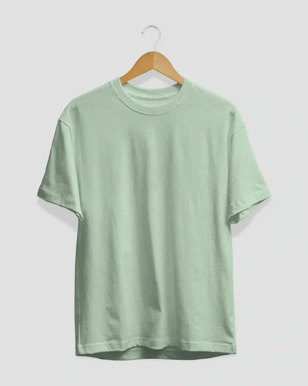 RB Pista Plain T-Shirt by Real Baysics, mint green, 100% pure fabric
