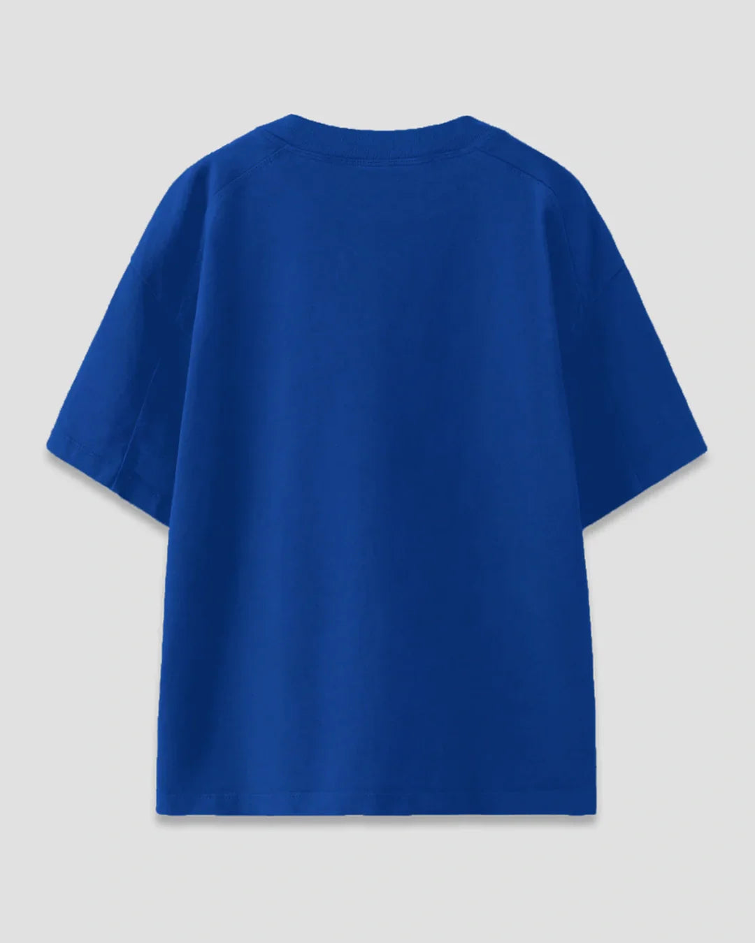 Since Birth Oversized T-Shirt by DKY - blue, oversized plain tee, back view