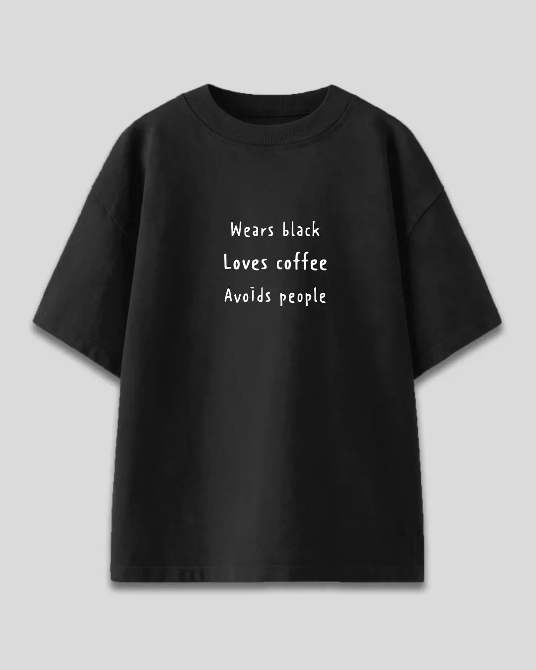 Sip N Skip Oversized T-Shirt for Women Online In India | Dky