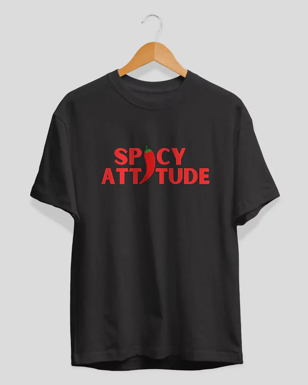 Spicy Attitude Black T-Shirt for Women Online In India | Dky