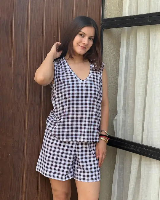 Checkeded Luna Co-Ord Set