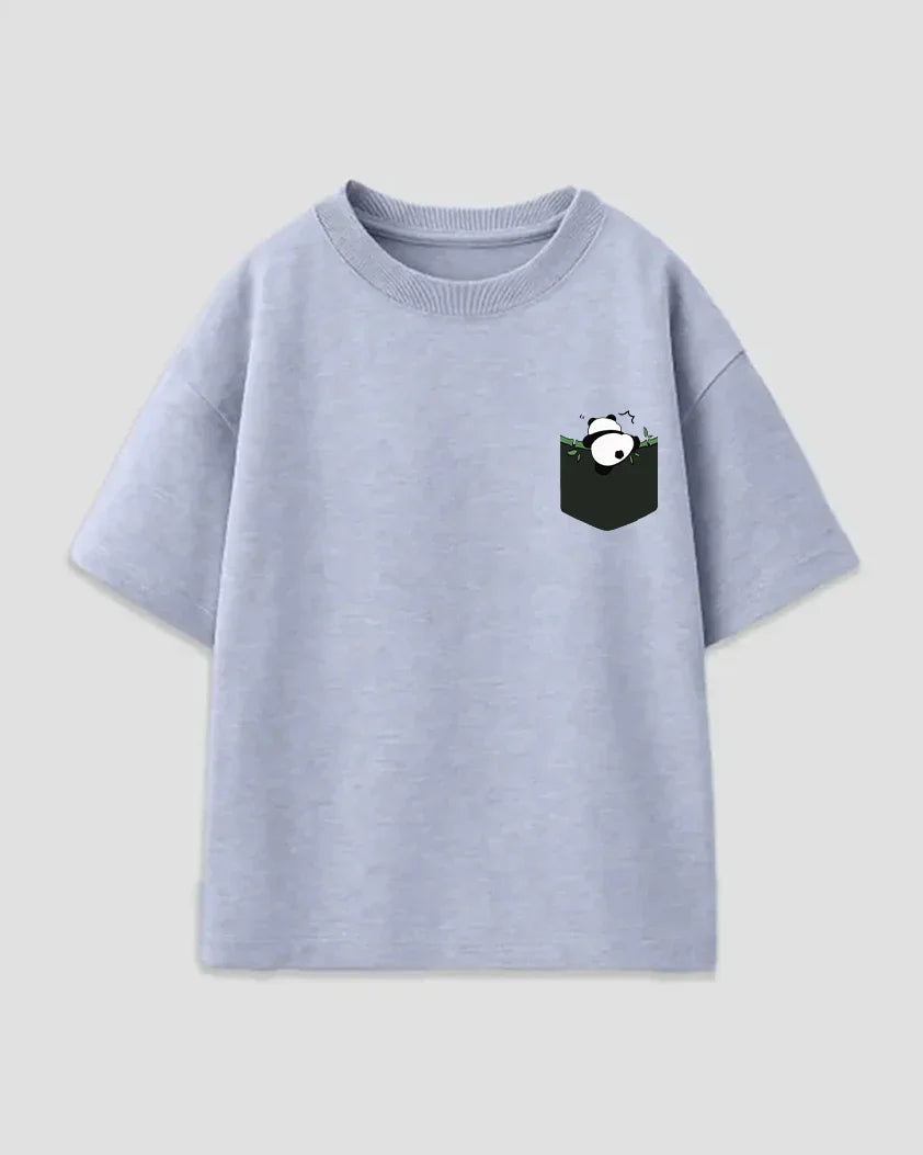 Tiny Panda Boxy Oversize T-Shirt for Women Online In India | Dky