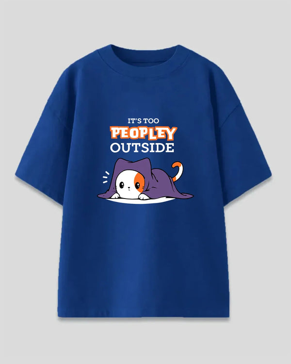 Too Peoply Outside Oversized T-Shirt for Women Online In India | Dky