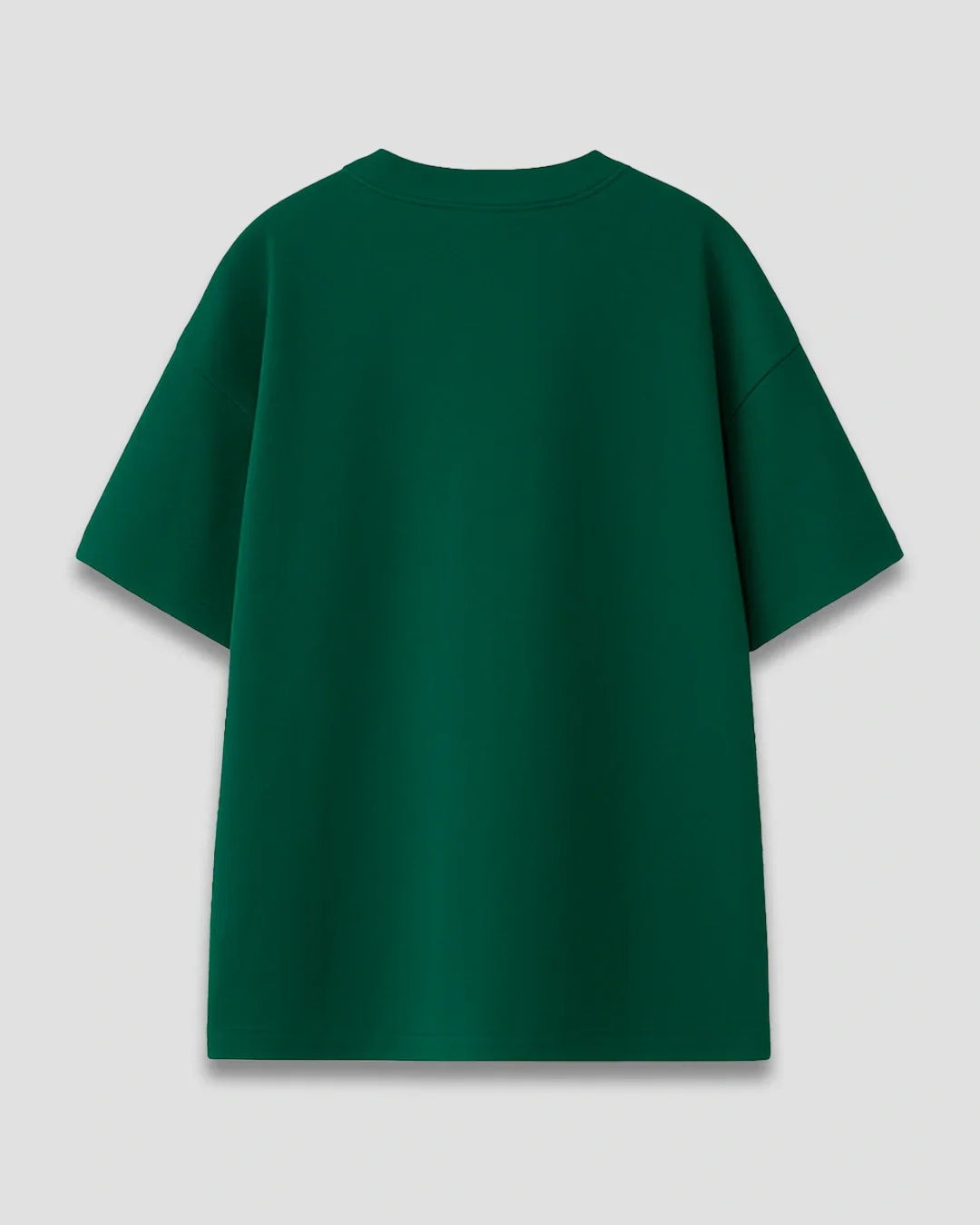 UCLA Oversized T-Shirt - emerald green, plain oversized tee shown flat lay