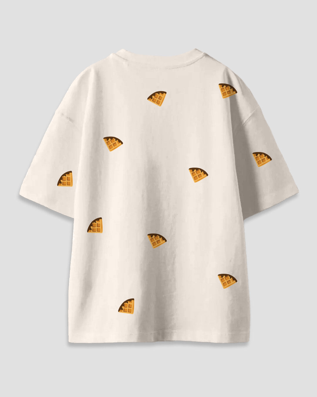 Waffy V-Neck Oversized T-Shirt