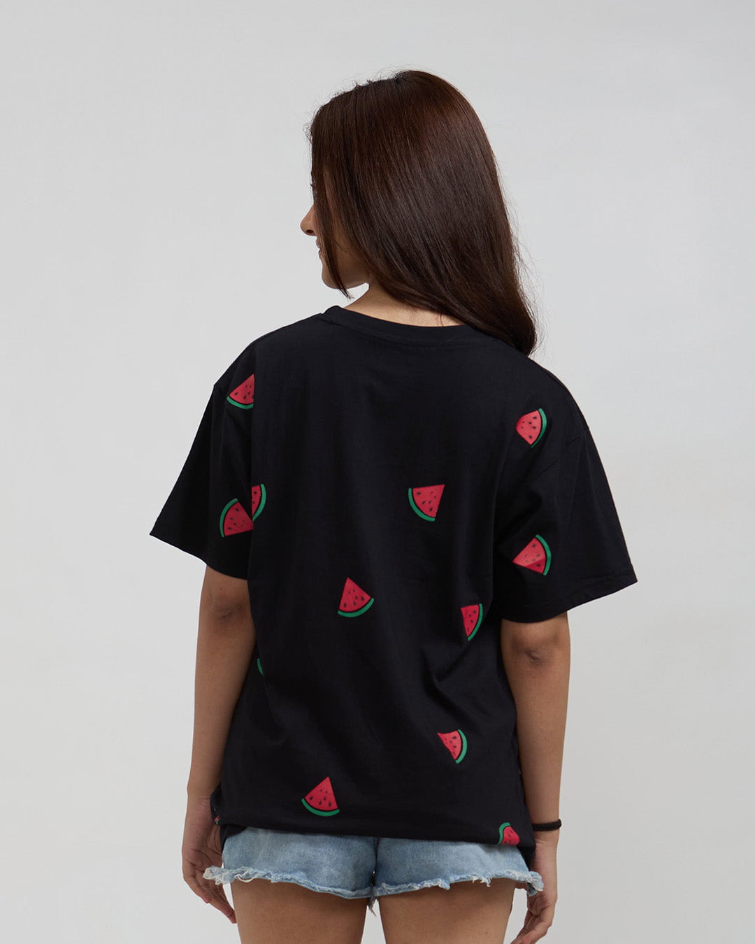 Watermelon Oversized T-Shirt - Shop Printed T shirt for Women Online In India | LoveDky