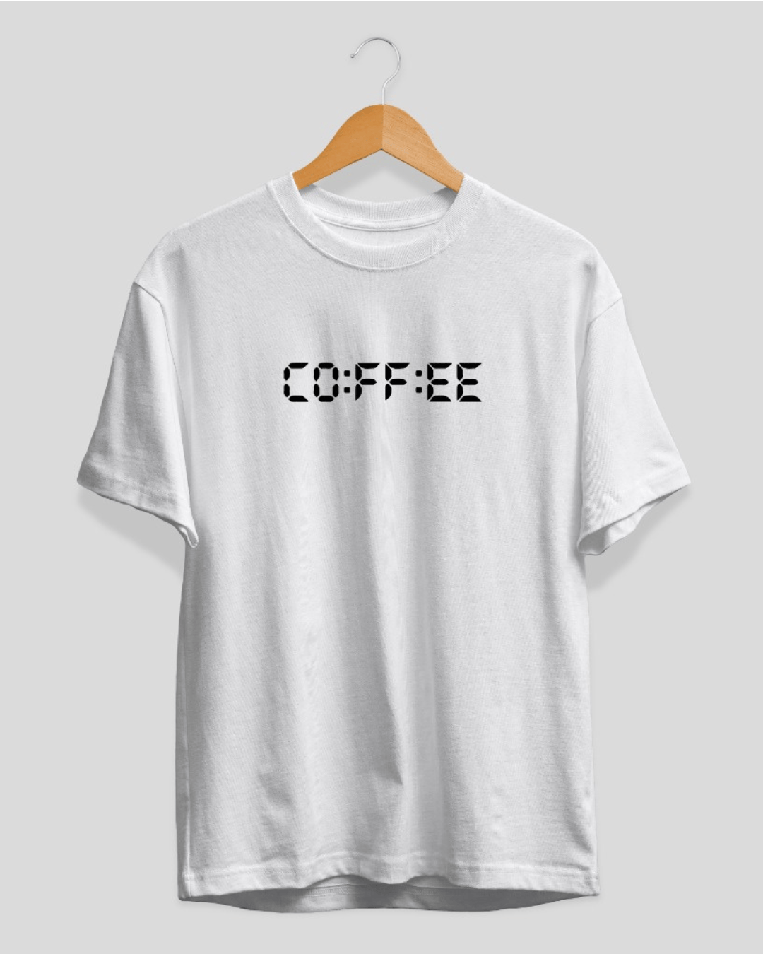 White Coffee O Clock T-Shirt for Women Online In India | Dky