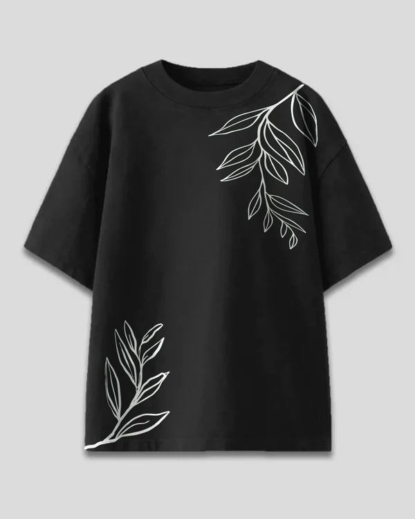 Black In The Jungle Oversized T-Shirt