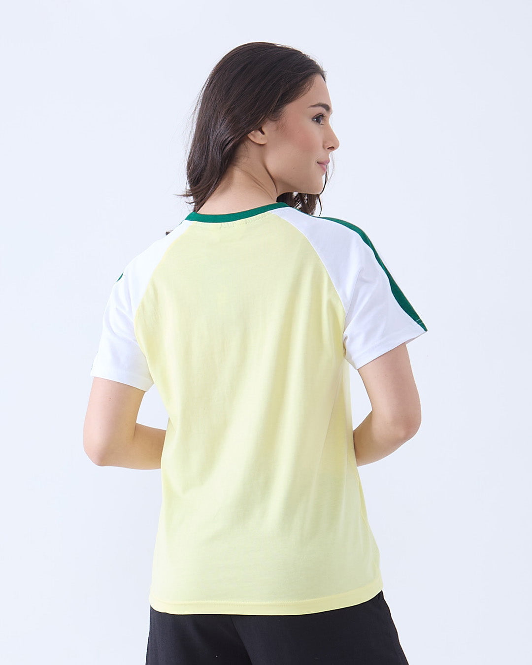 Yellow Edgy Plain T-Shirt